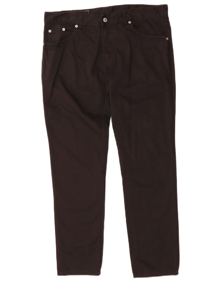 Pantaloni casual subțiri pentru bărbați BENETTON L34 L28 bumbac negru