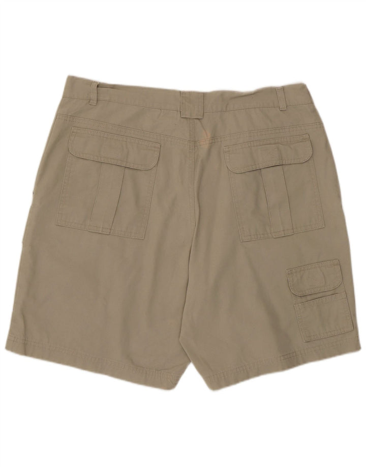 Pantaloni scurți cargo obișnuiți pentru bărbați Eddie Bauer W36 mare, bej, bumbac