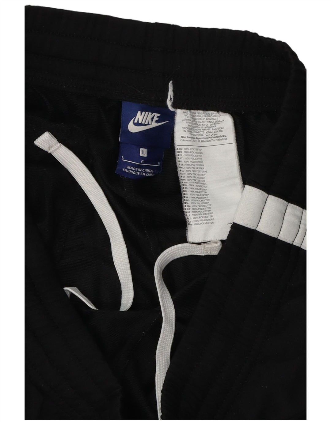 Pantaloni de trening Nike pentru bărbați, mari, negru, poliester color bloc