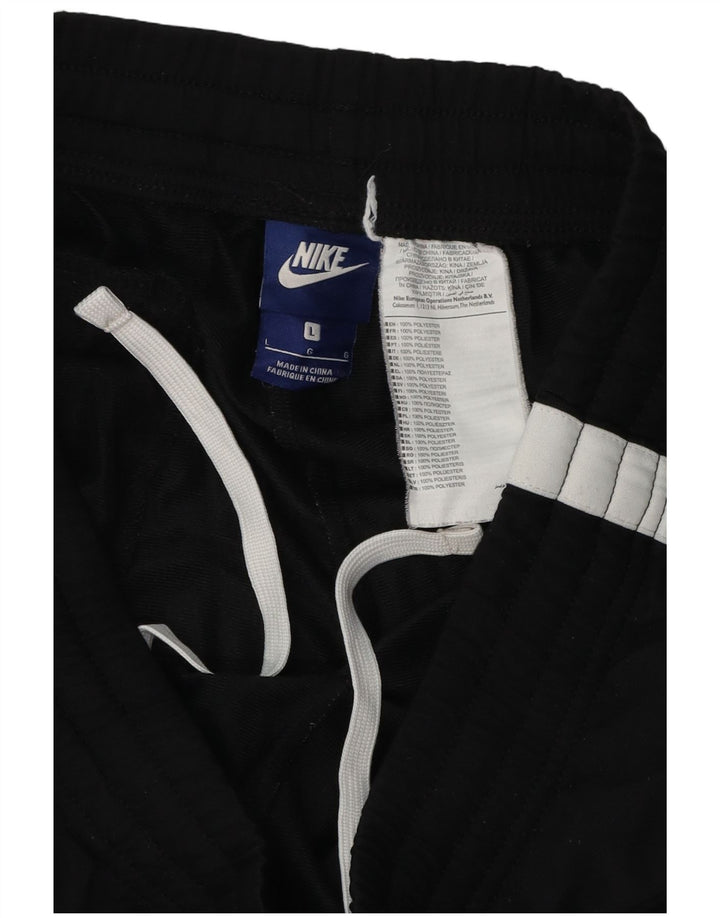 Pantaloni de trening Nike pentru bărbați, mari, negru, poliester color bloc