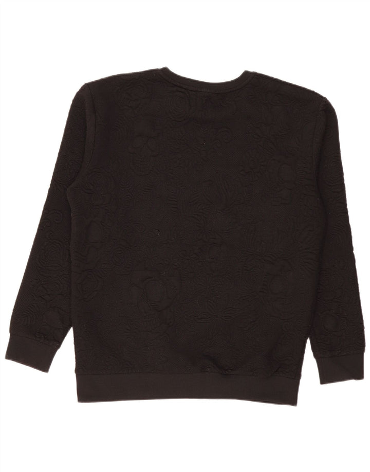 Pulover pentru bărbați Zara Pulover mare, negru, floral, poliester