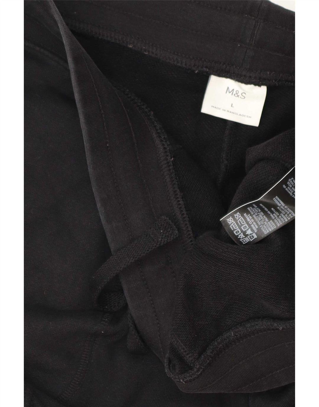 Pantaloni scurți sport pentru bărbați Marks & Spencer, mari, negru, bumbac