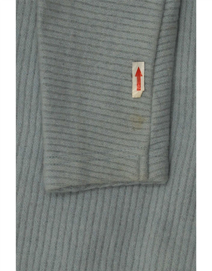 Pulover cardigan asimetric pentru femei Roccobarocco IT 46 Large Blue