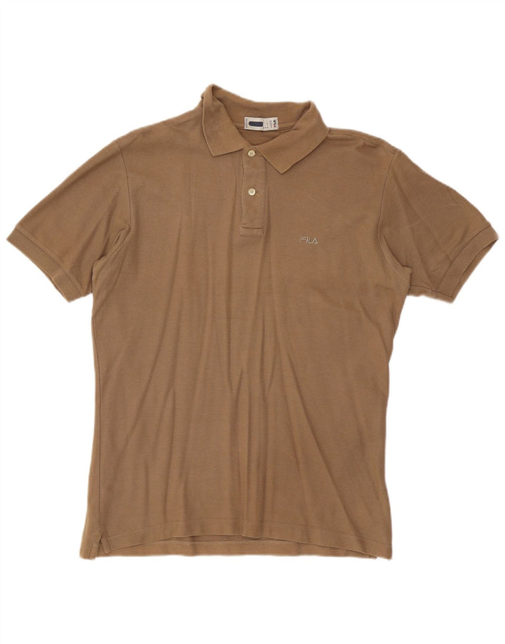 Tricou Polo Fila Bărbați Mic Bej Bumbac