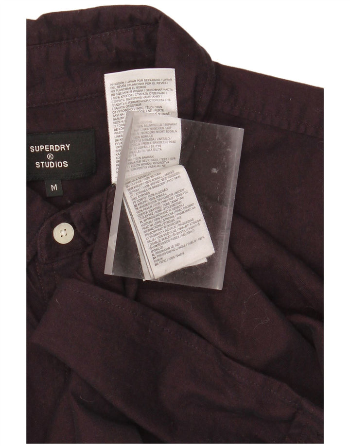 Cămașă pentru bărbați SUPERDRY bumbac violet mediu