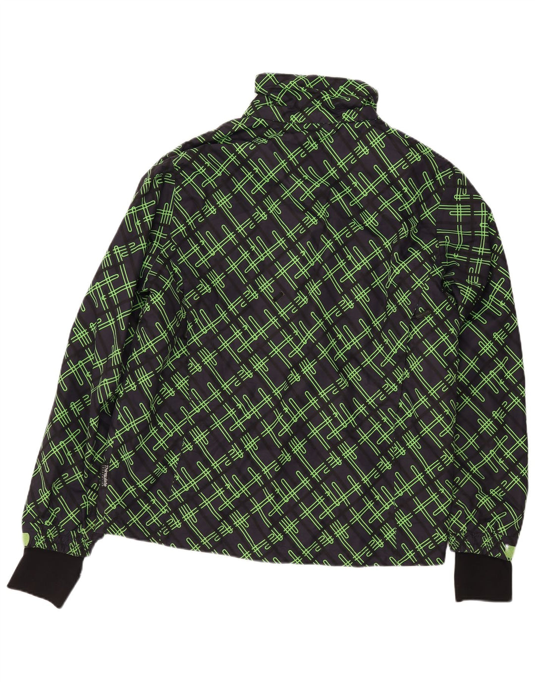 Jachetă de vânt pentru bărbați CRIVIT UK 40 mare, poliester geometric, albastru bleumarin