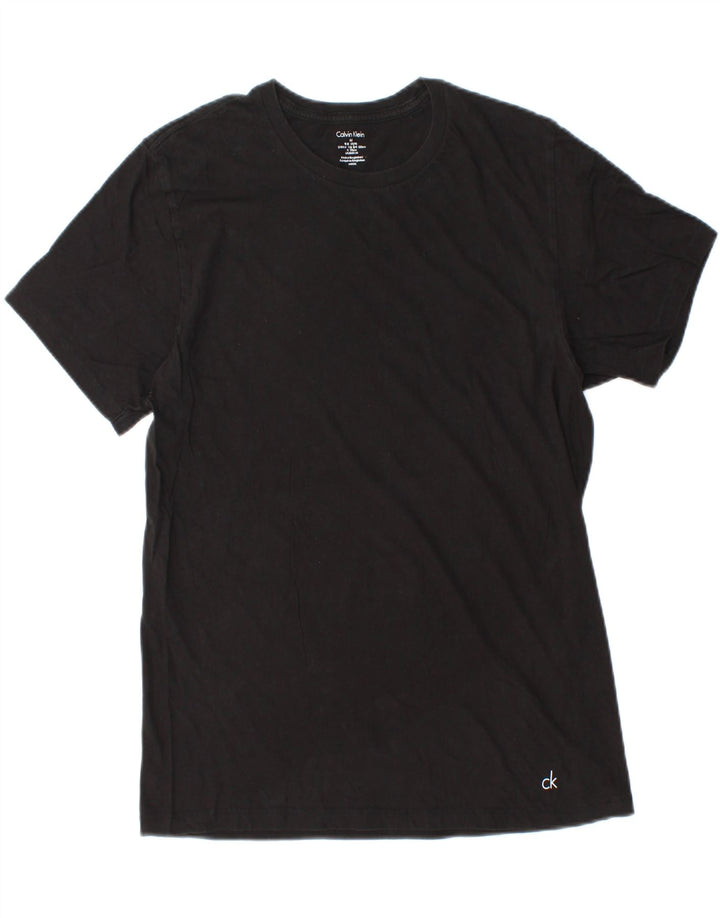 Tricou Calvin Klein Bărbați Top Mediu Negru