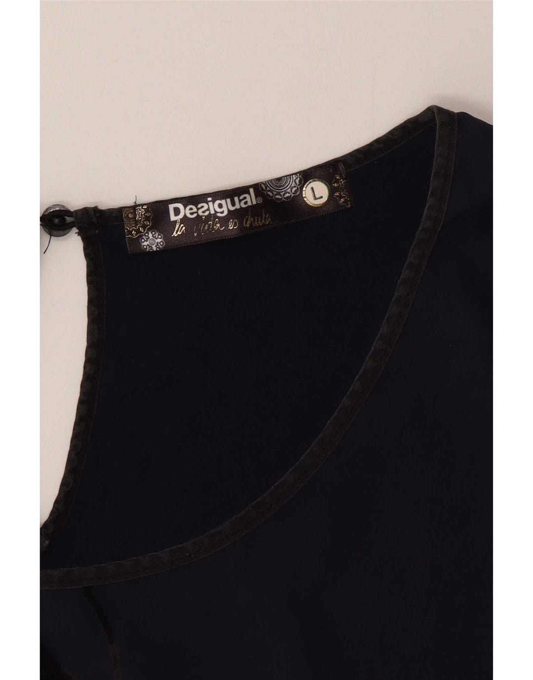 Bluză cu grafică Desigual pentru femei UK 16, mare, bleumarin, geometrică