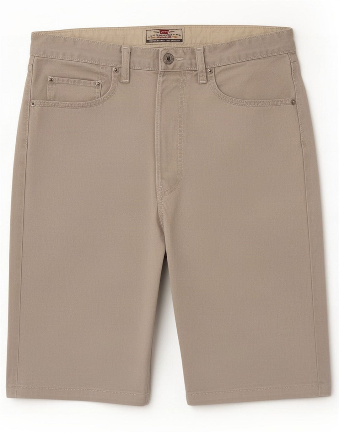 Levi's Mens Regular Denim Shorts Large W33 Beige Bumbac