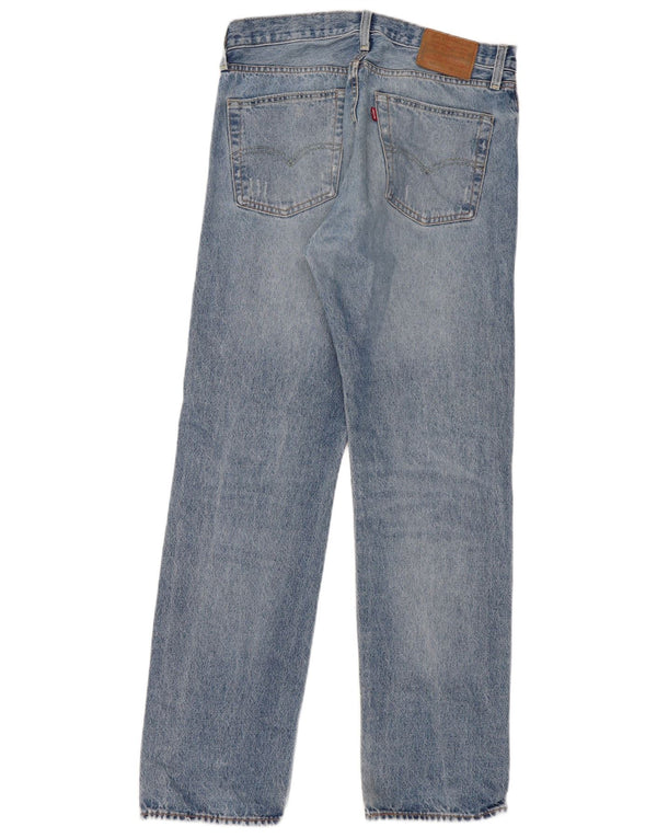 Blugi drepti pentru bărbați Levi's 501 W34 L34 Bumbac albastru