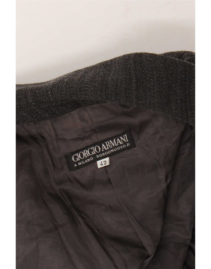 Blazer pentru femei Giorgio Armani IT 42 Medium Grey Pinstripe