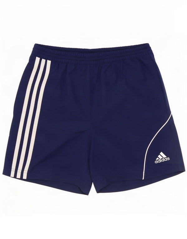 Adidas băieți pantaloni scurți sport 11-12 ani bleumarin poliester