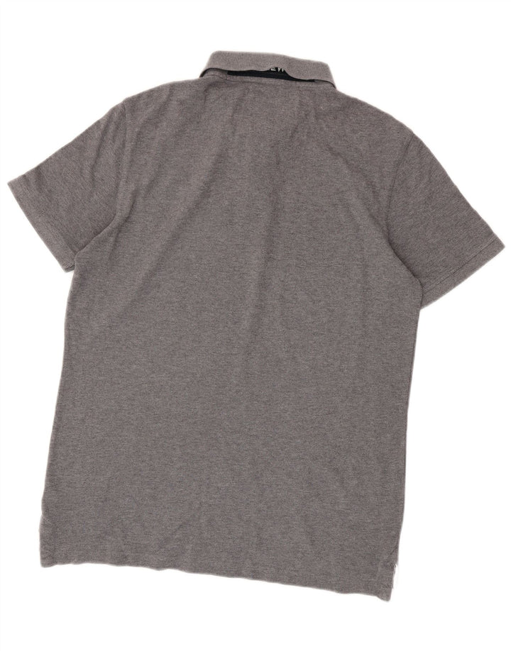 Crew Clothing Tricou polo pentru bărbați Bumbac gri mic