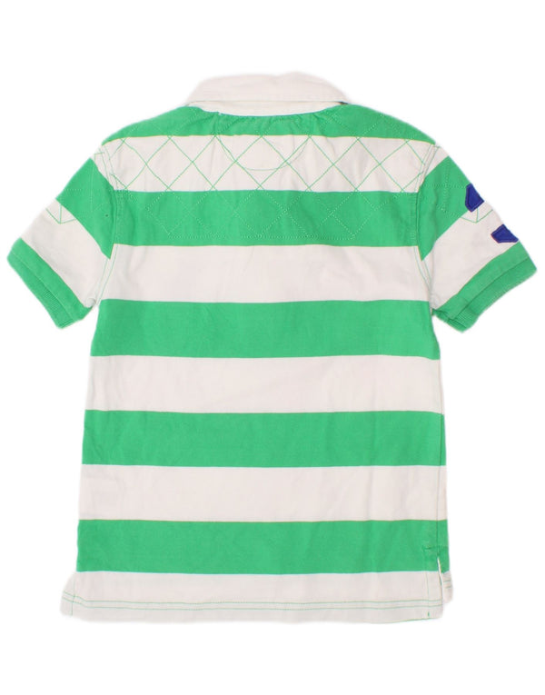Tricou Polo Ralph Lauren pentru băieți, cu grafică de rugby, 3-4 ani, bumbac cu dungi verzi