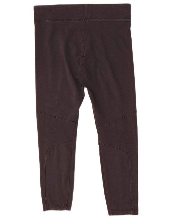 Leggings crop pentru femei Nike UK 14, mare, negru, poliester