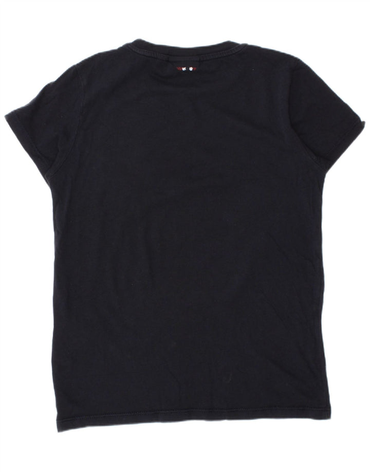 NAPAPIJRI Băieți Geographic Tricou Grafic Top 7-8 Ani Bleumarin Bumbac