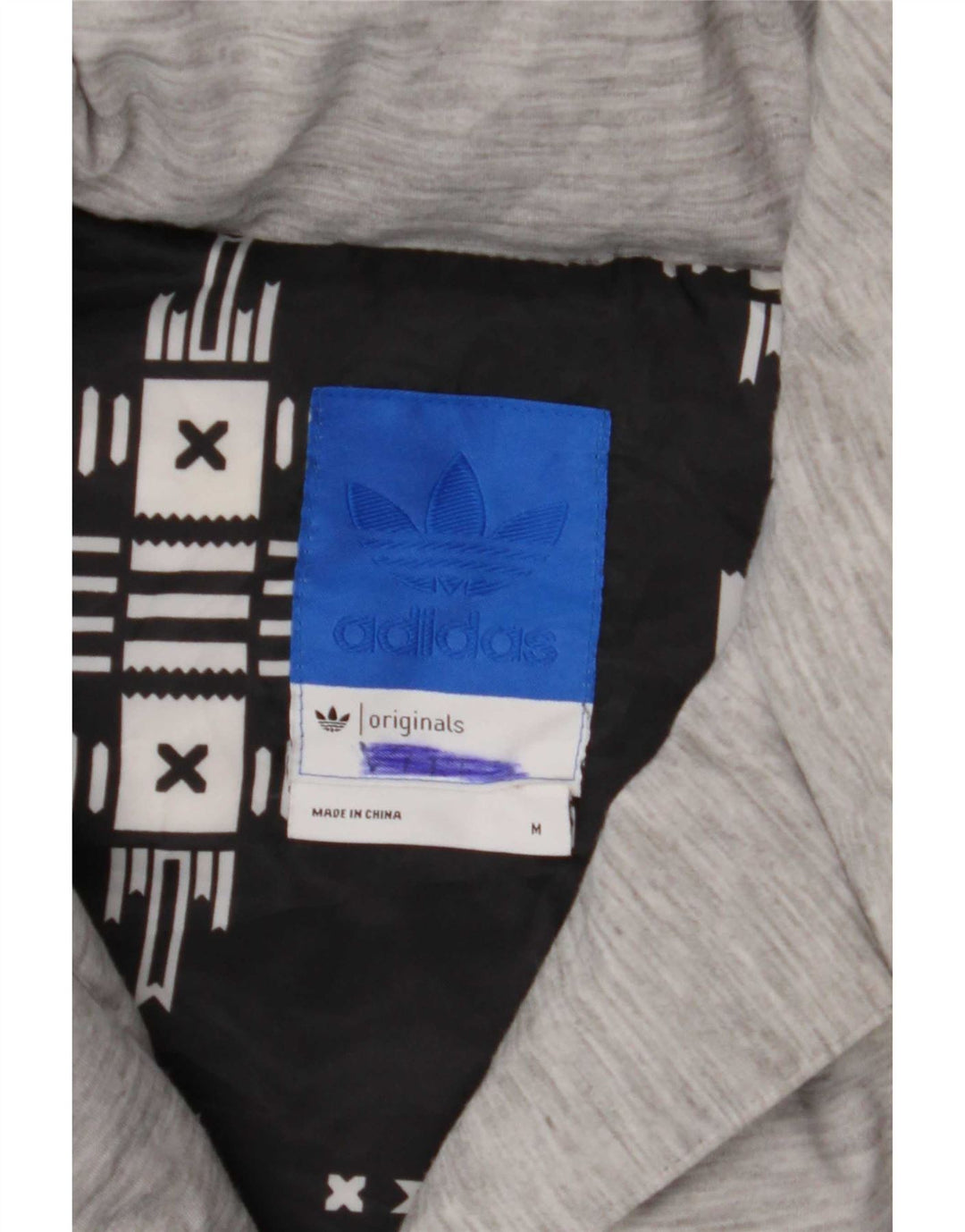 Jachetă pentru femei Adidas Crop căptușită UK 14 Gri mediu Poliamidă color bloc