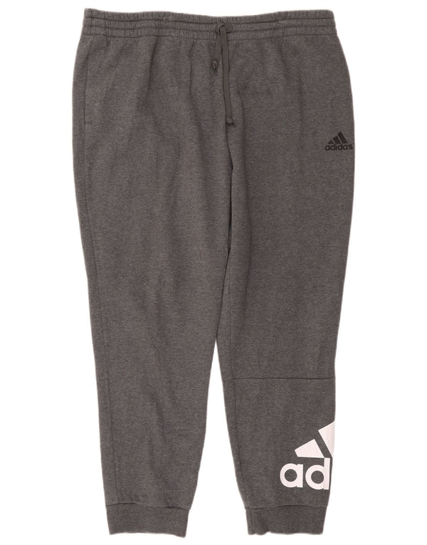 Pantaloni de trening pentru bărbați Adidas Pantaloni de jogging 2XL Gri poliester