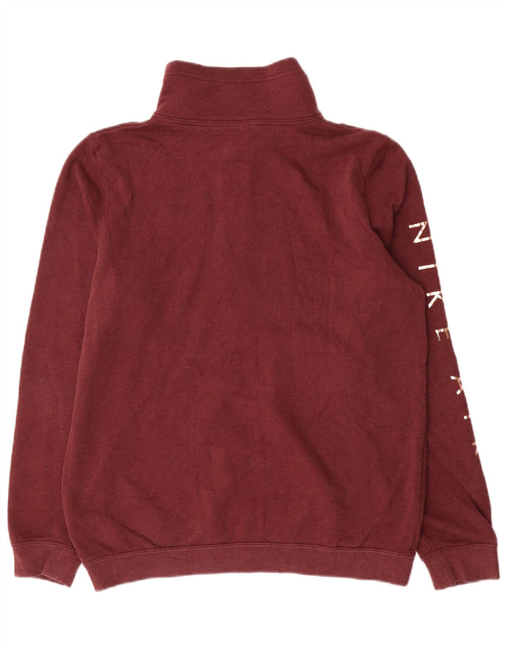 Pulover cu grafic supradimensionat Nike pentru femei UK 10 Mic Bordeaux