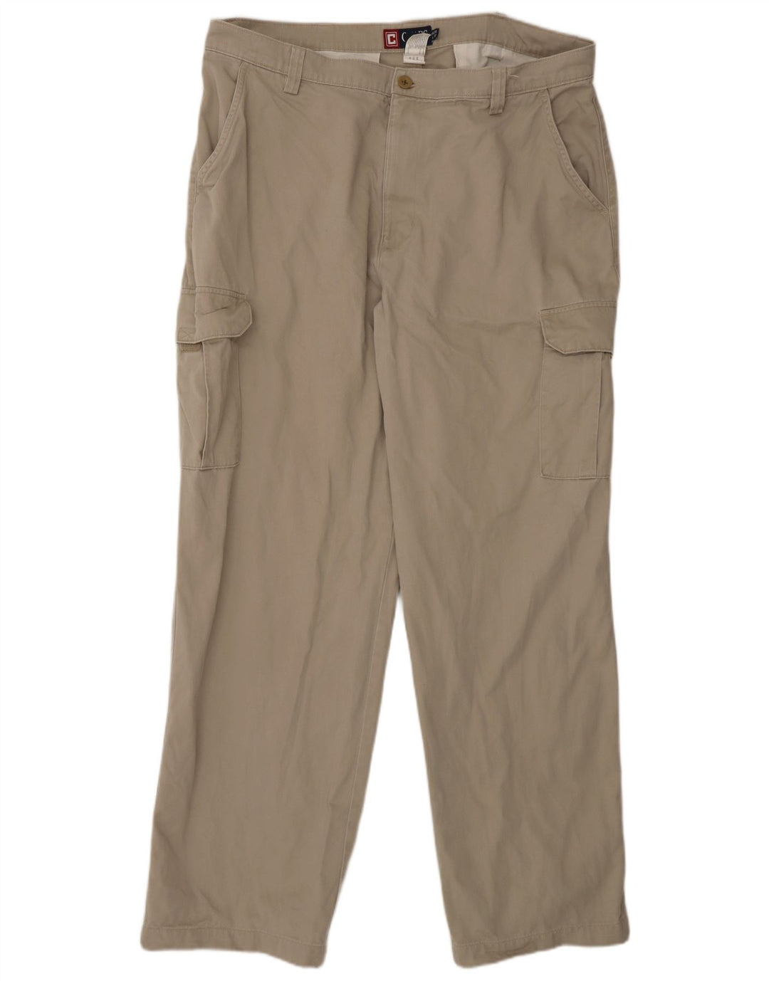 Pantaloni cargo drepti pentru bărbați Chaps W38 L32 bumbac gri