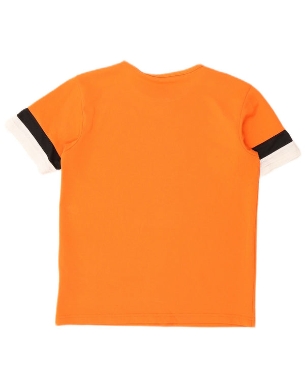 Tricou Puma pentru băieți Top 11-12 ani Portocaliu Colorblock Poliester