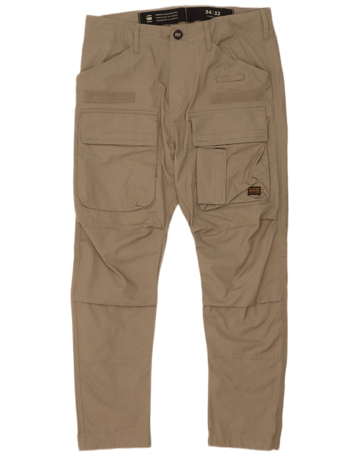 Pantaloni cargo conici pentru bărbați G-Star L34 L32 bej