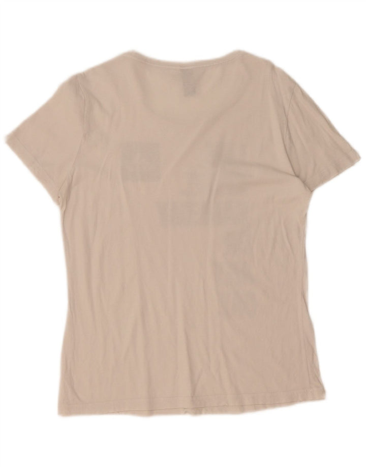 Tricou grafic Adidas pentru femei Top UK 14 Medium White