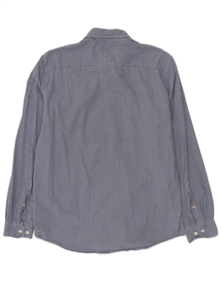 Cămașă TOMMY HILFIGER pentru bărbați, cu tăiere obișnuită, mare, albastră, din bumbac