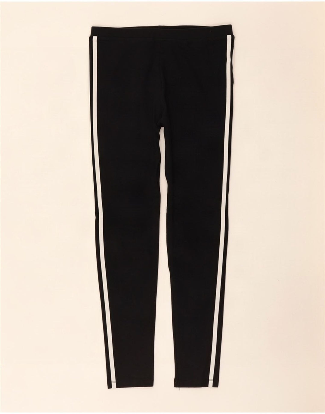 Leggings pentru femei Adidas UK 12, bumbac mediu negru