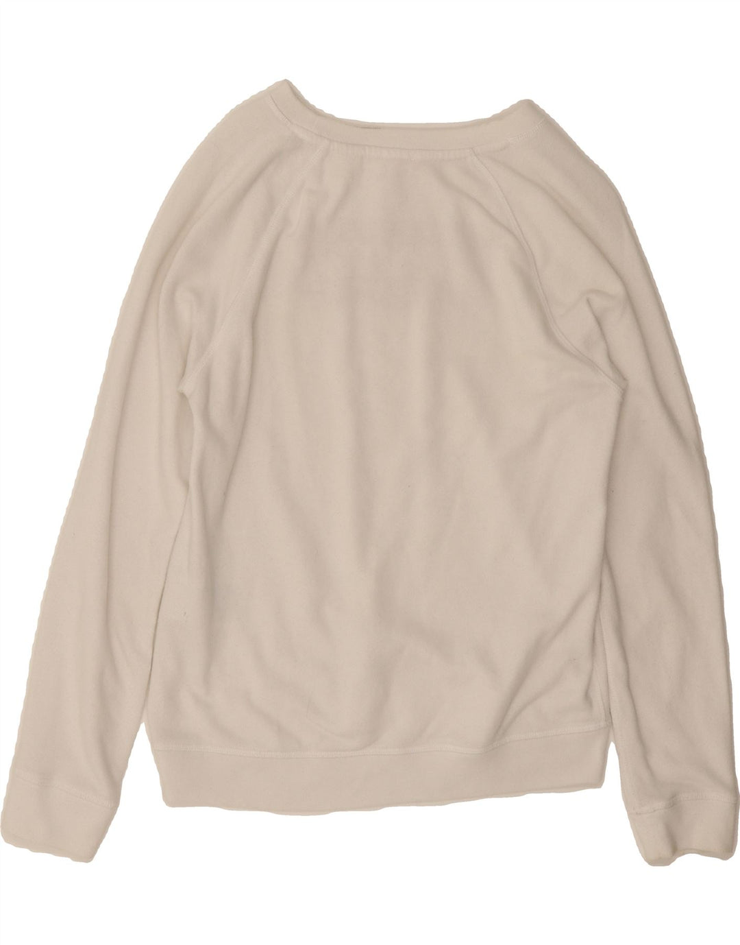 LEVI'S Womens Graphic Sweatshirt Jumper UK 14 Medium White Cotton Vintage Levi's and Second-Hand Levi's from Messina Hembry 