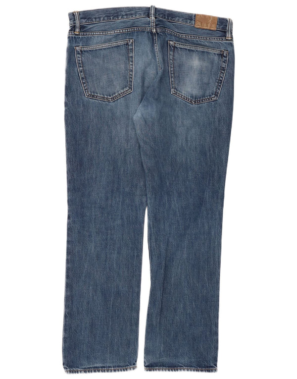 Blugi drepti pentru bărbați Gap W34 L30 Bumbac albastru