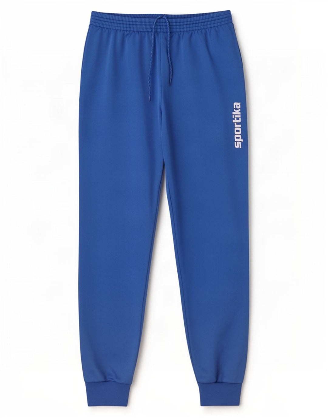 Pantaloni de trening vintage pentru bărbați cu grafică Joggeri mari, albastru, poliester