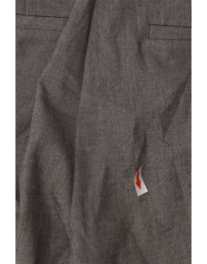 Pantaloni chino conici pentru femei Zara Mediu L30 L28 Poliester cu carouri gri