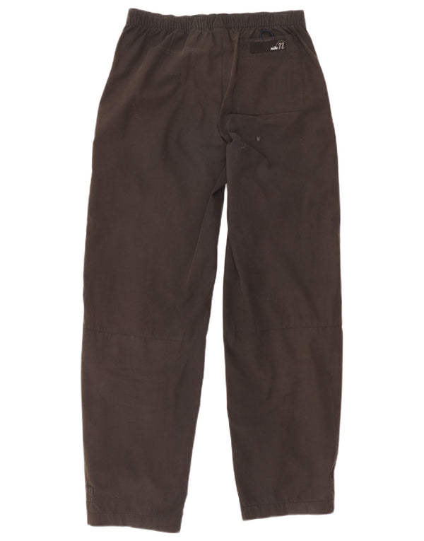Pantaloni casual drepti pentru femei Nike US 4/6 Small W30 L29 Poliester gri