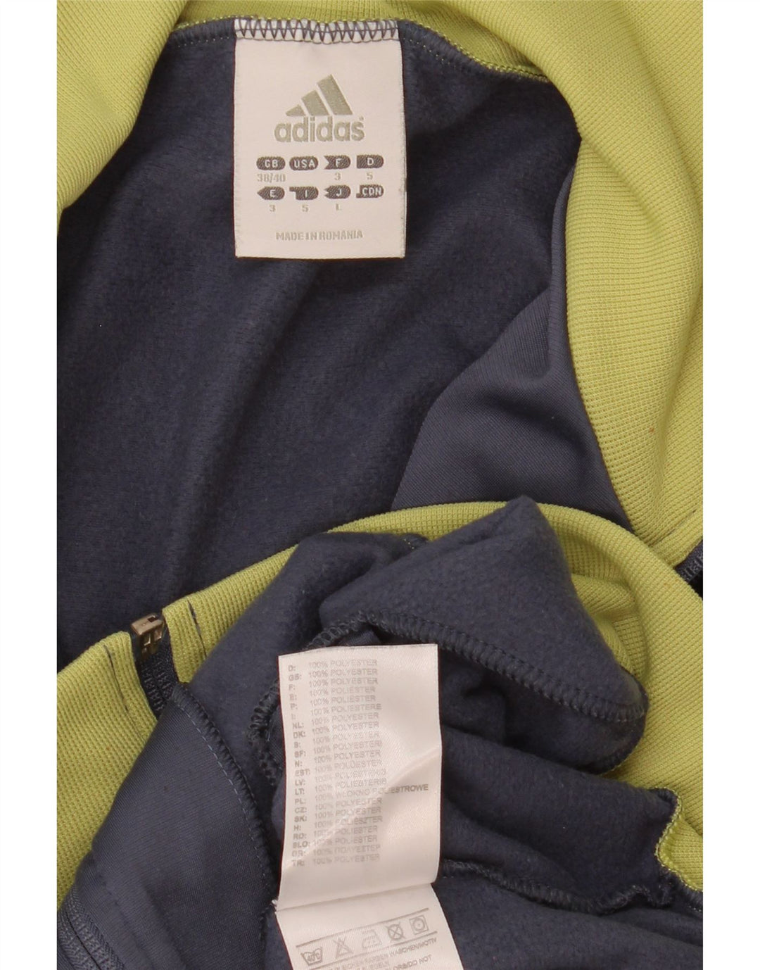 Jachetă de trening Adidas pentru bărbați Marea Britanie 38/40 Gri mediu Poliester color bloc