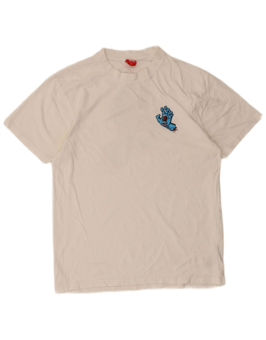 Tricou grafic pentru bărbați Santa Cruz Top, mediu alb, bumbac