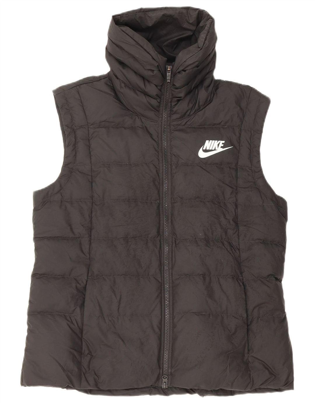 Gilet căptușit pentru femei Nike UK 18 XL, poliester negru
