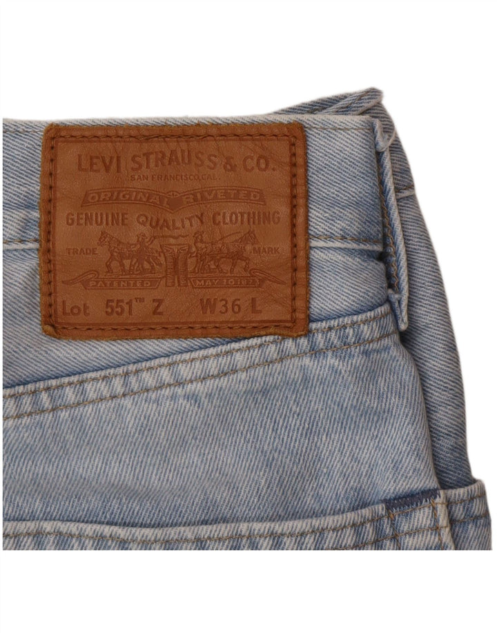 Blugi drepti pentru bărbați Levi's 551 W36 L26 albastru