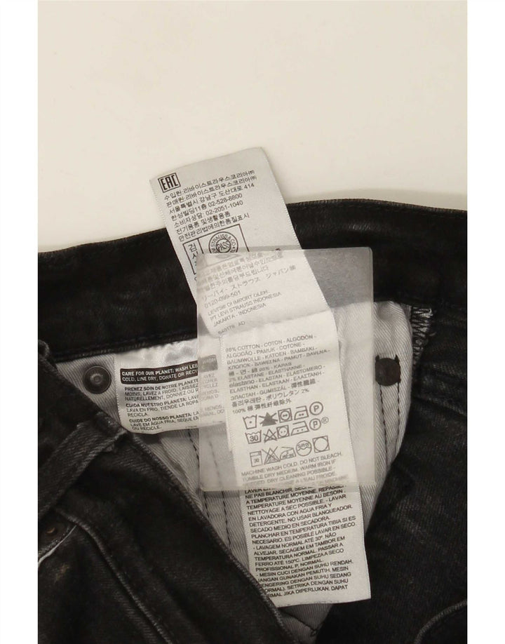 Blugi slim pentru bărbați Levi's W32 L30 bumbac negru