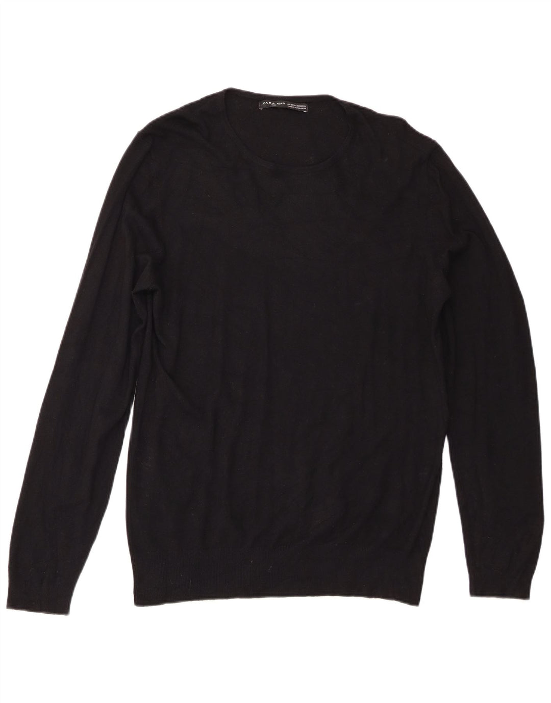 Pulover pentru bărbați Zara, cu decolteu, XL, negru
