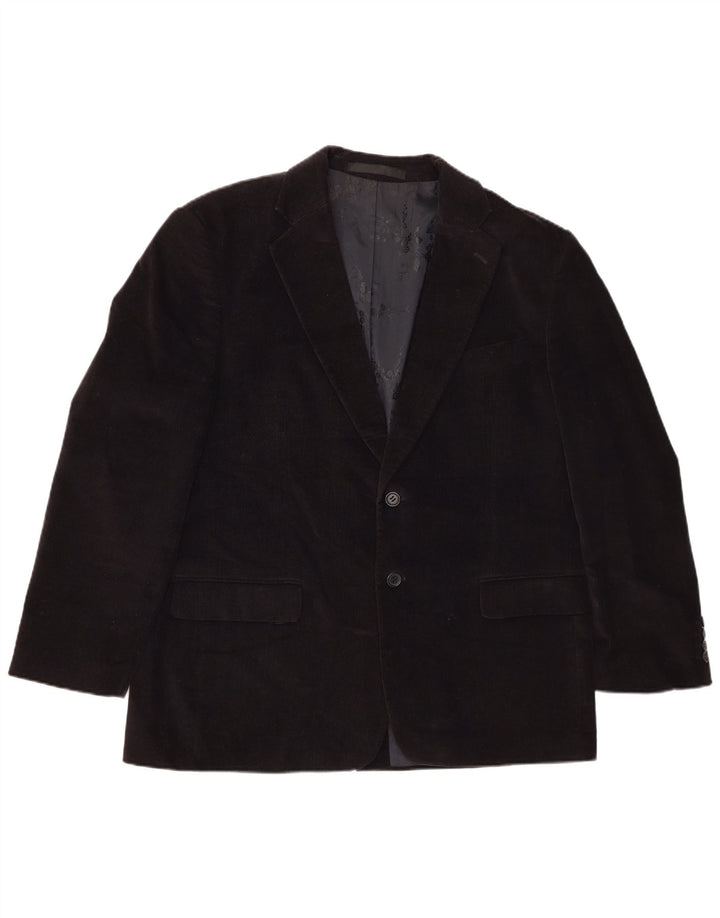 Marks & Spencer jachetă pentru bărbați din velur cu 2 nasturi, UK 42 XL, bleumarin
