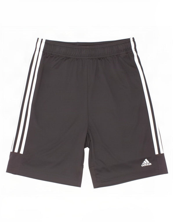 Pantaloni scurți sport Aeroready Adidas pentru băieți 13-14 ani, negru, poliester color bloc