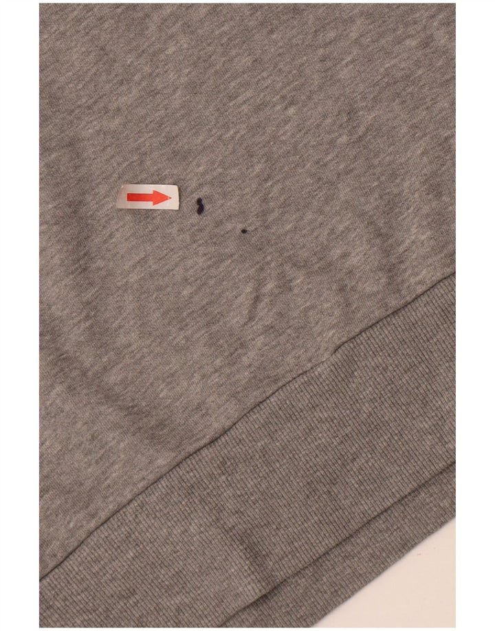 Pulover Jack & Jones pentru bărbați, bumbac cu pete, gri mediu