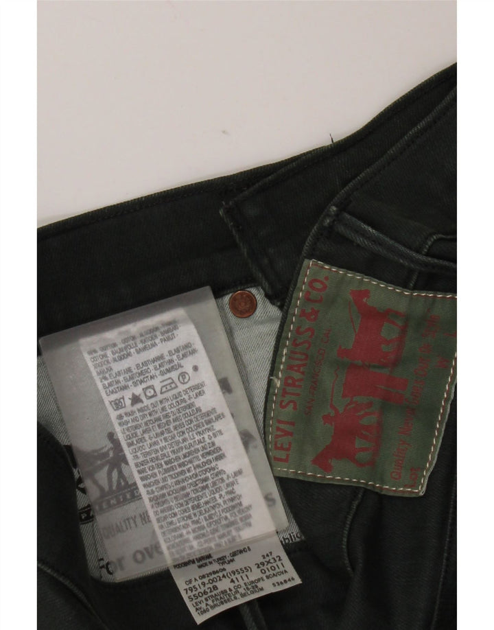 Blugi Levi's 511 Slim pentru femei W29 L32 bumbac verde