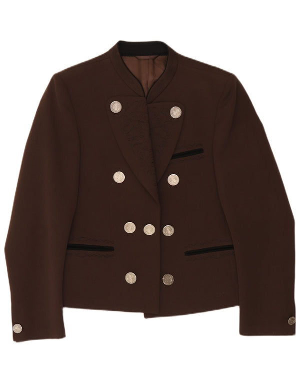Blazer vintage pentru femei UK 14 maro mediu