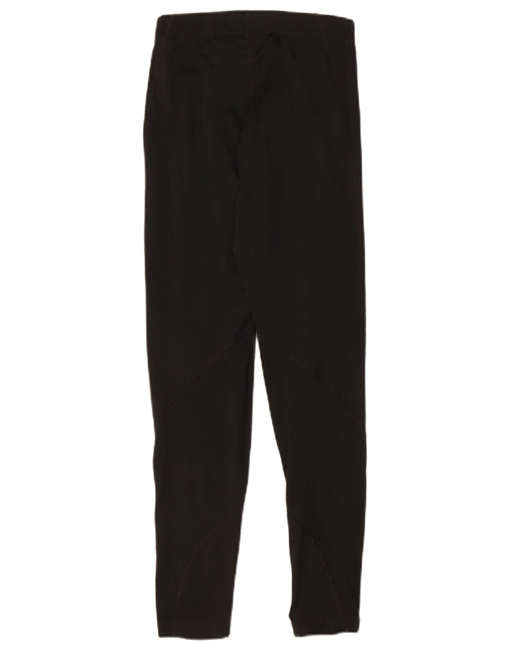 Leggings pentru femei Nike Slim Fit UK 14 Mediu Negru Poliester Sport