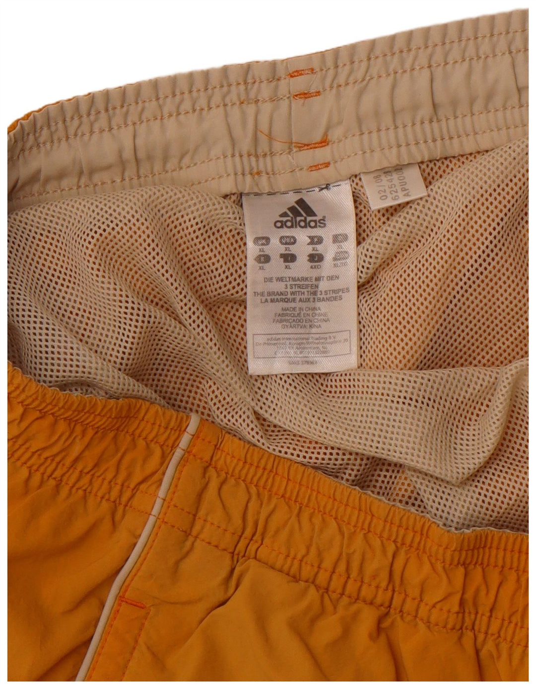 Pantaloni scurți de înot ADIDAS pentru bărbați XL, nailon galben