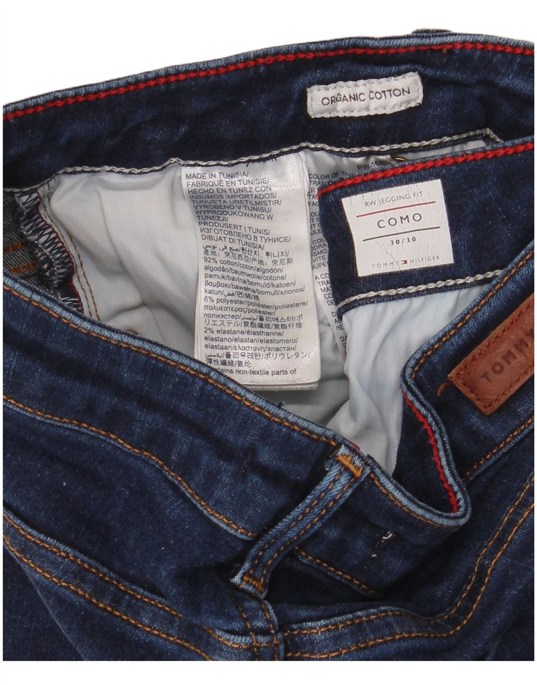 TOMMY HILFIGER Blugi Como Jegging pentru femei L30 L30 Bumbac bleumarin