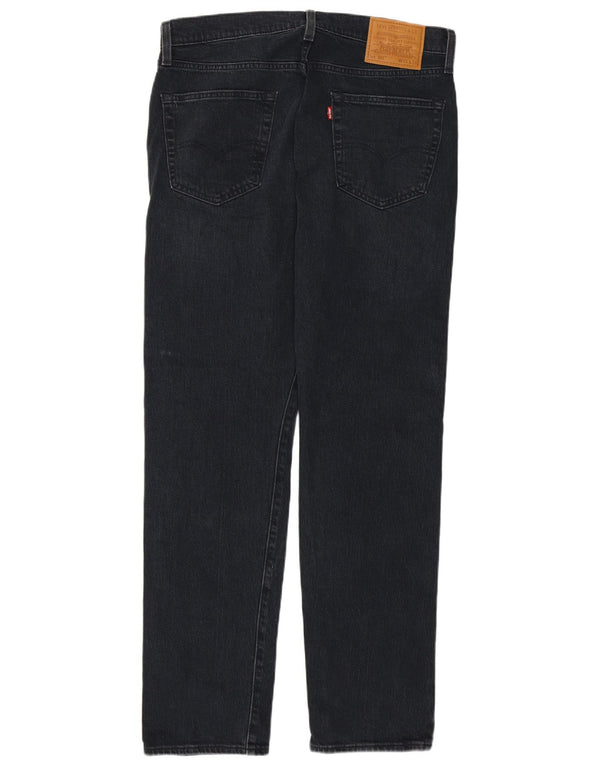 Blugi conici pentru bărbați Levi's 502 W33 L31 bumbac bleumarin
