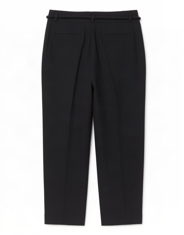 Pantaloni tăiați conici pentru femei Marks & Spencer UK 14 Large W32 L25 Black